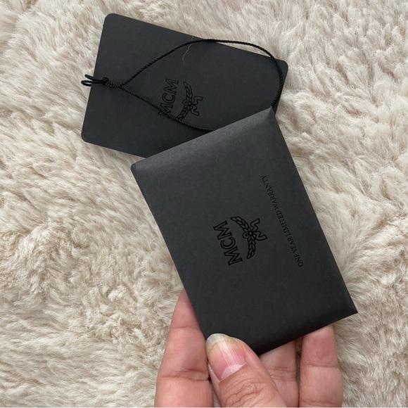 MCM Calfskin Ottomar Monogram Trolley Wheeled Suitcase Pink - Picture 7 of 13